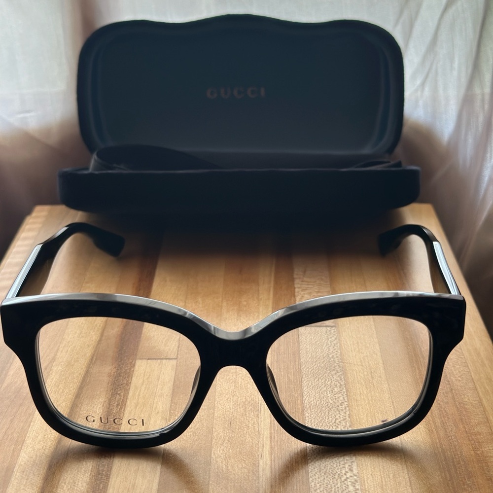 Gucci Black Square Glasses